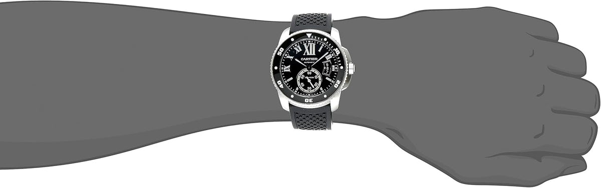 Black Analog Automatic Watch A251