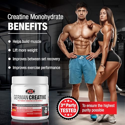 Micronized Creatine Monohydrate Powder, 99.99% Purity, 270g (54 Servings) P42207