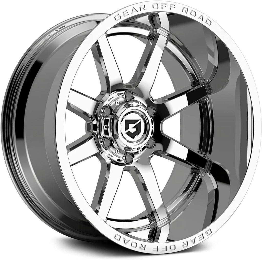 Chrome Wheel Rim 20x10 5x5 -19mm X5196