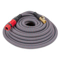 5/8" 25 ft Expandable Garden Hose with Reinforced Latex Core and Solid Brass Fittings W502991