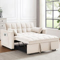 Grey 3 in 1 Convertible Sleeper Sofa Bed T77437
