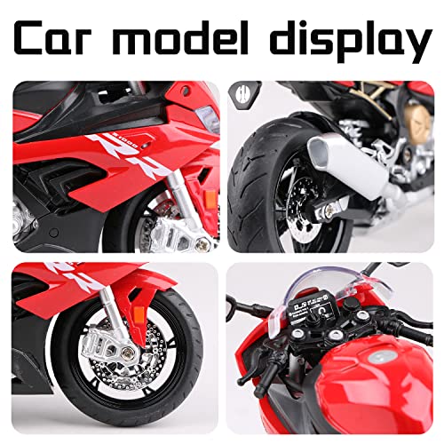 1:12 Scale Die Cast Motorcycle Model (Black) X8709