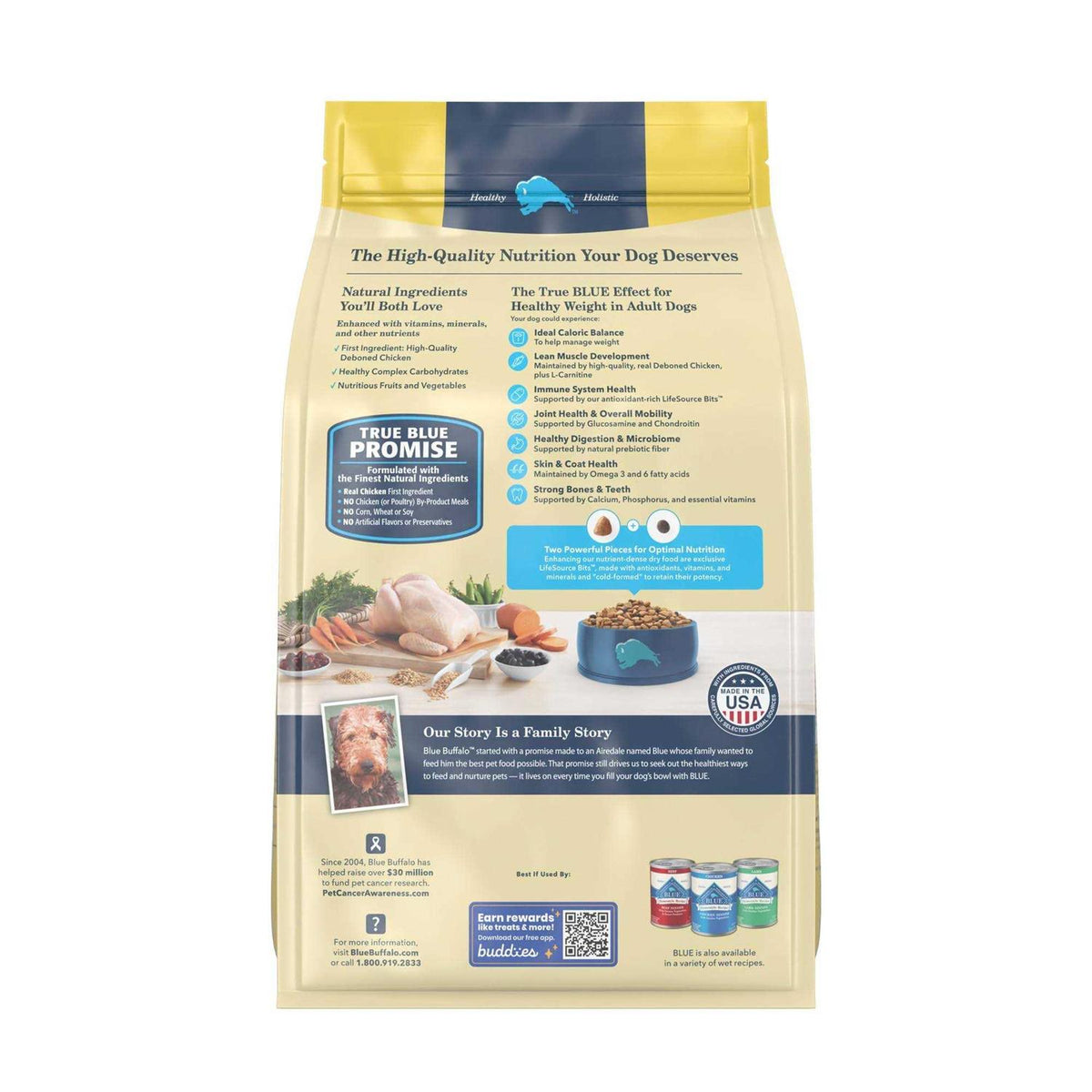 Adult Chicken & Brown Rice Dry Dog Food Y416220