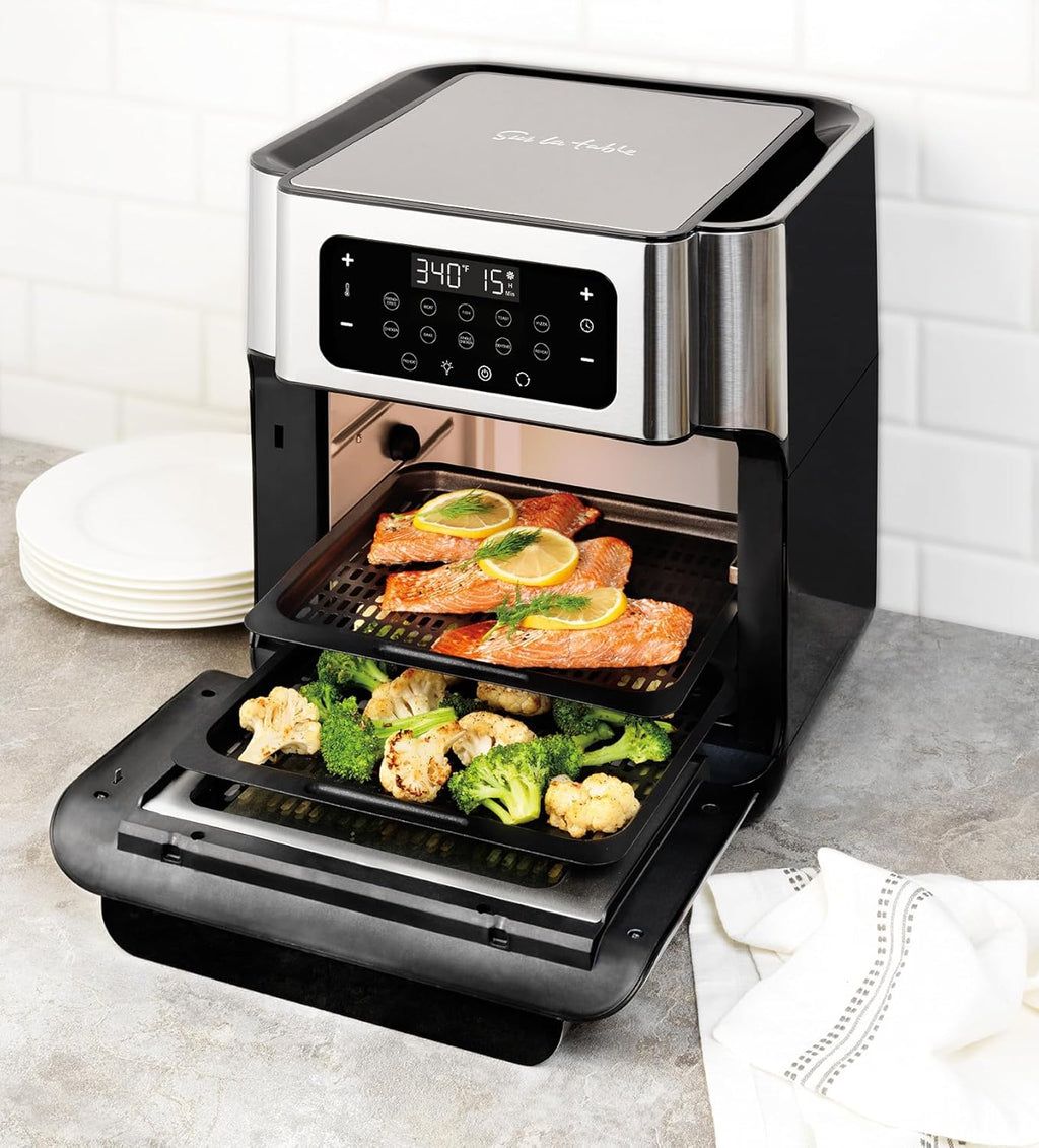 13 Qt 7-in-1 Air Fryer Pepper Black K166988