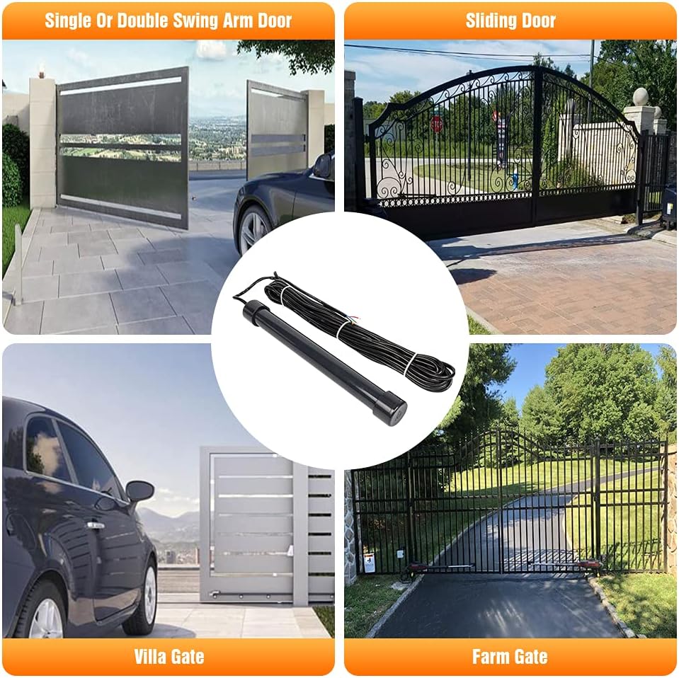 Wired Driveway Vehicle Sensor Kit Black J892