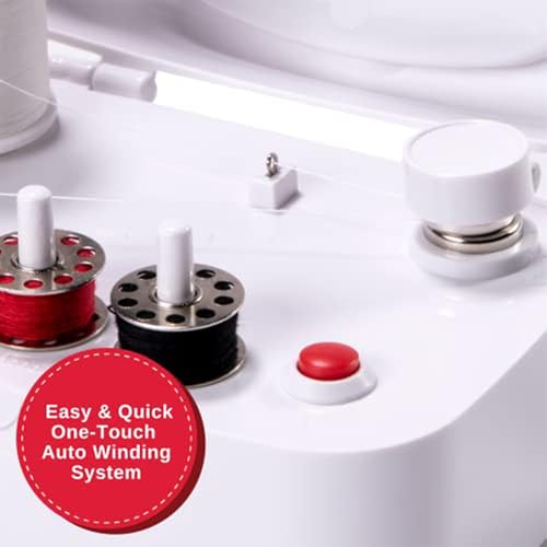Heavy Duty Computerized Sewing Machine with 215 Stitches, LCD Screen, Metal Frame X77824