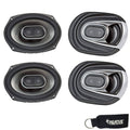 6x9 Coaxial Speakers Bundle Includes 2 Pair U680045