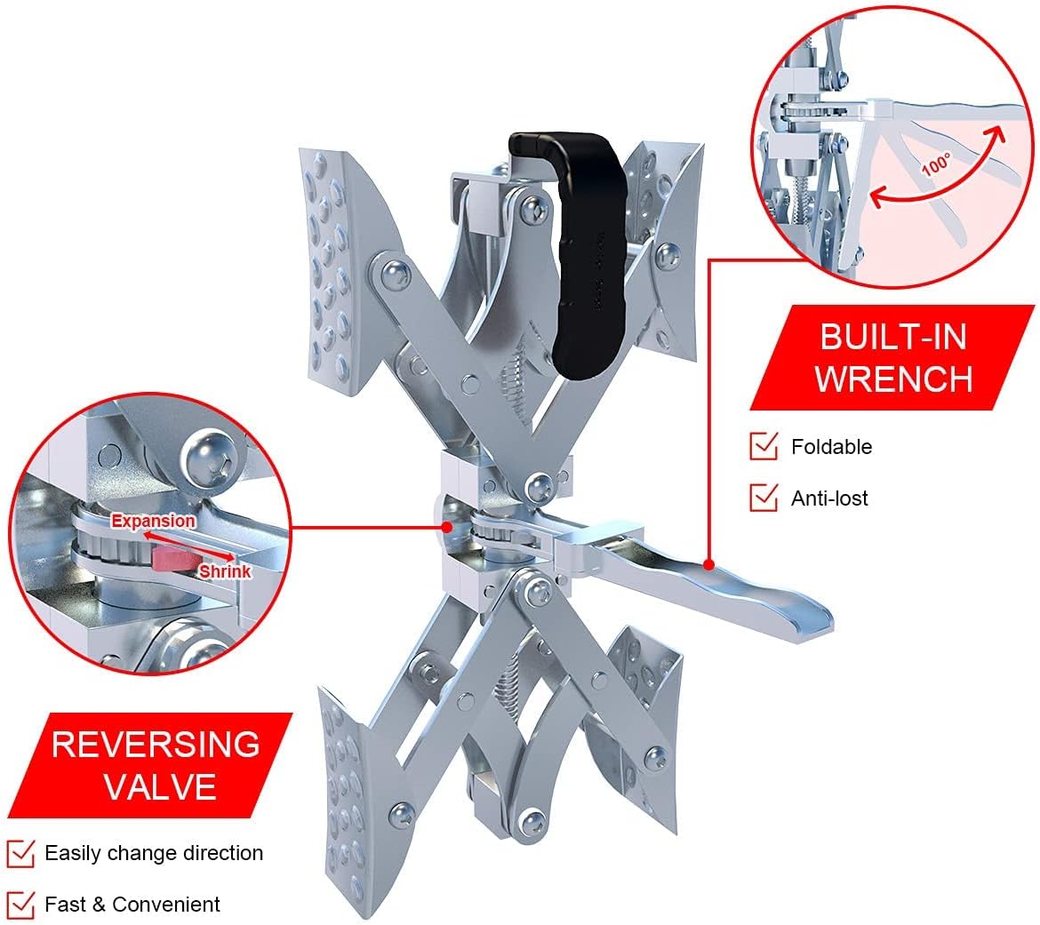 X-Shaped Wheel Stabilizer Set of 2 with Integrated Wrench J751