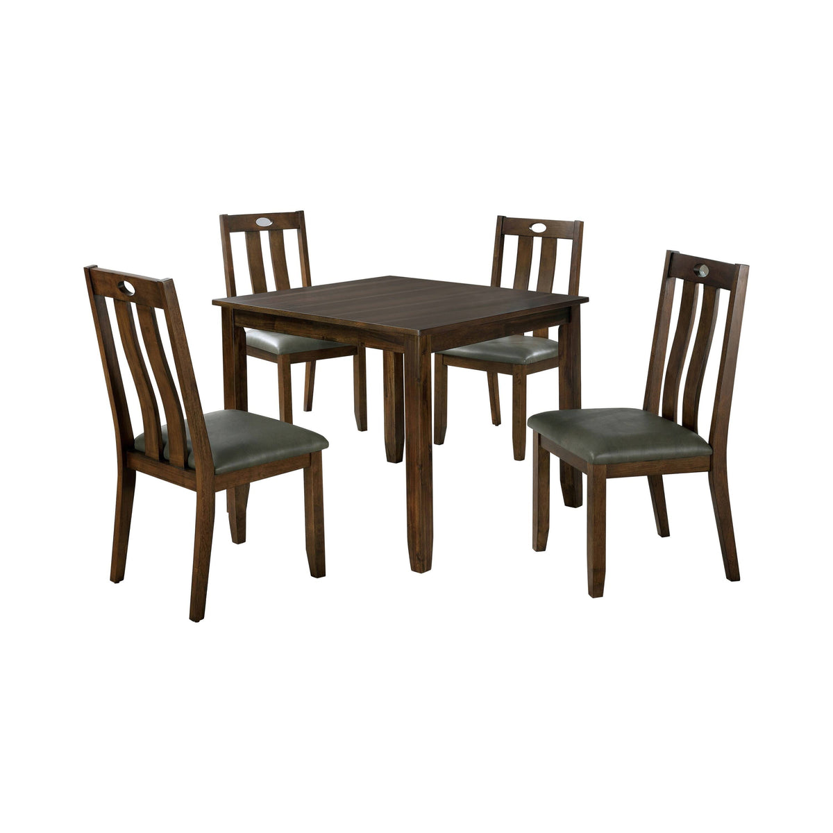 Walnut 5-Piece Dining Set U280