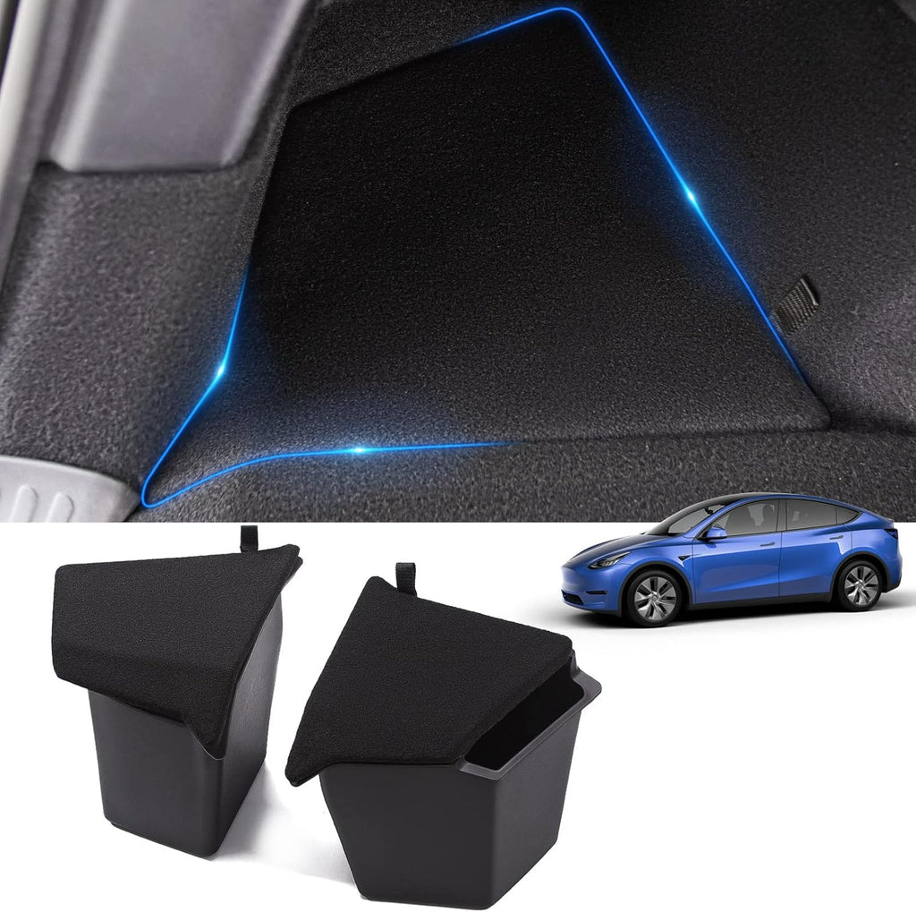 Car Rear Trunk Organizer Storage Box Side Storage Bins Z611