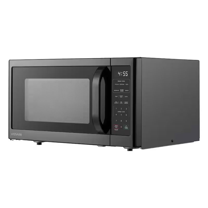 Black Stainless Steel 1,100 Watt Countertop Microwave R7074