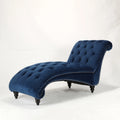 Blue Velvet Chaise Lounge J1123