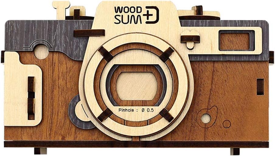 Pinhole Camera Retro Wooden 3D Puzzle DIY Kits Pack of 2 V15507