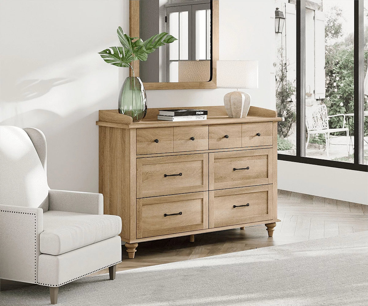 Wood Kids Dresser with 6 Drawers E692