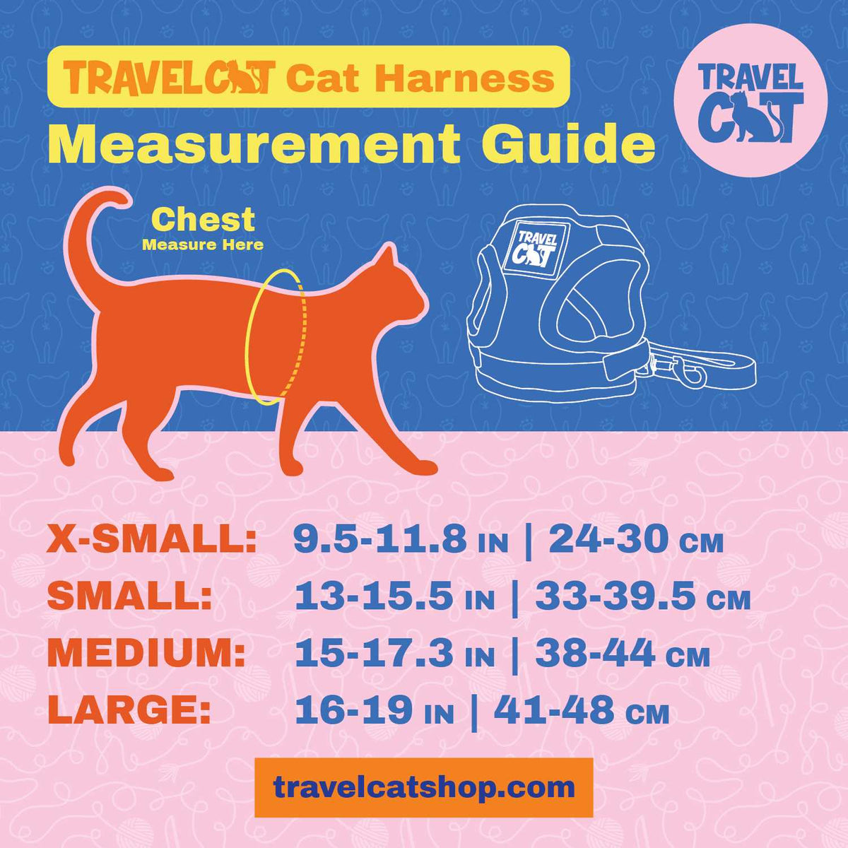 Reflective Cat & Kitten Harness and Leash V46009