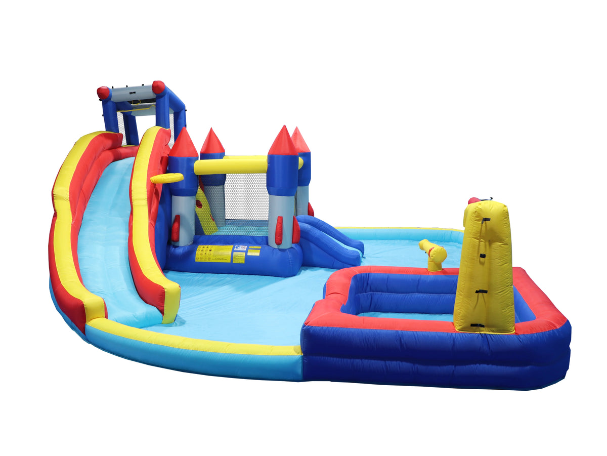10 in1 Inflatable Water Park with Splash Pool C38318