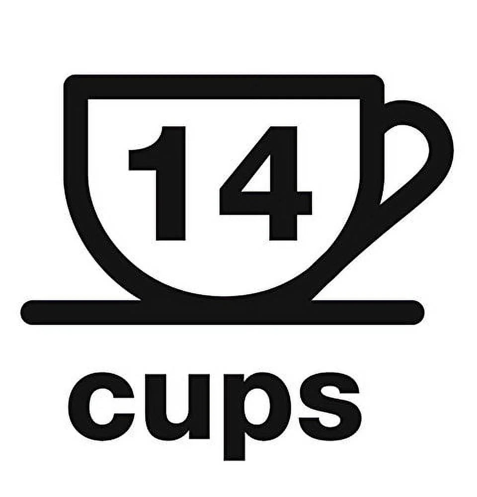 Black 14-Cup Programmable Coffee Maker N458574