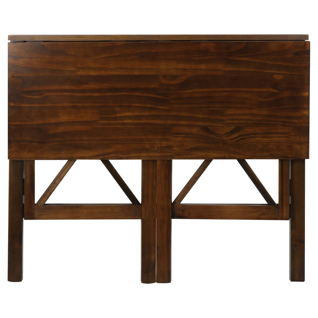 Warm Brown Folding Desk with Pull Out N262