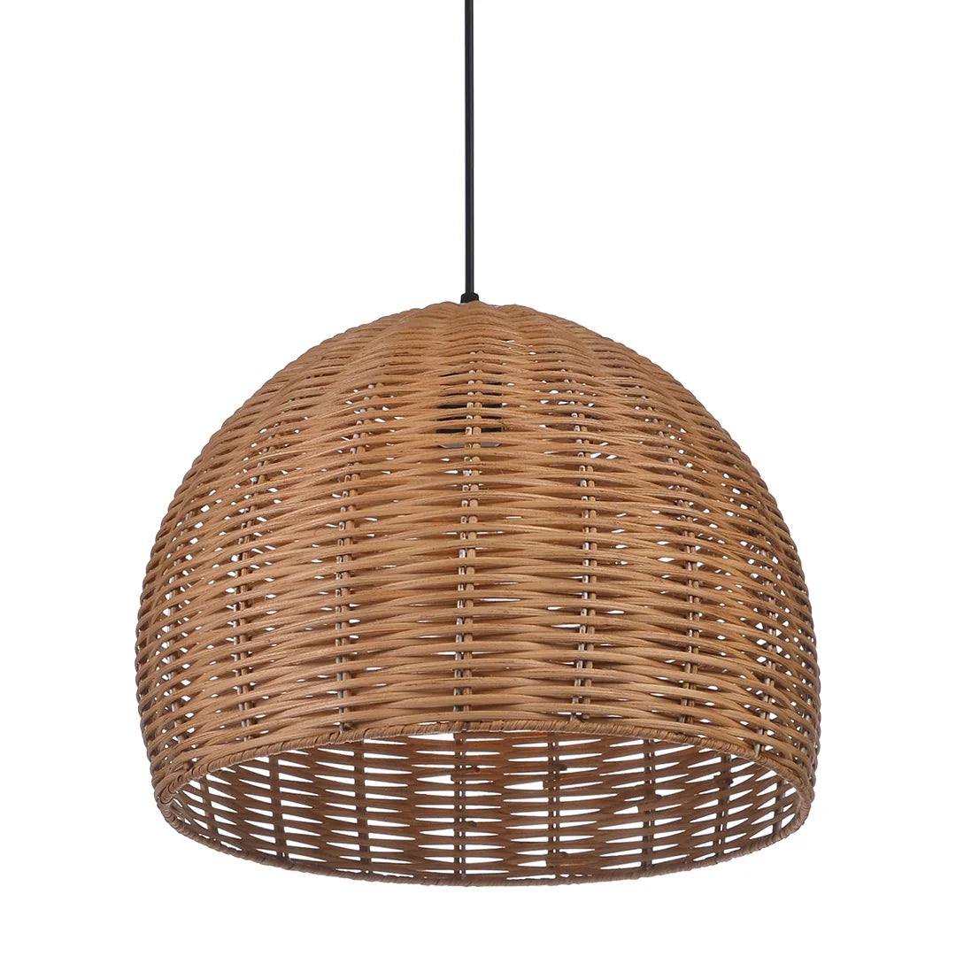 Boho Round Bamboo Pendant Light R412