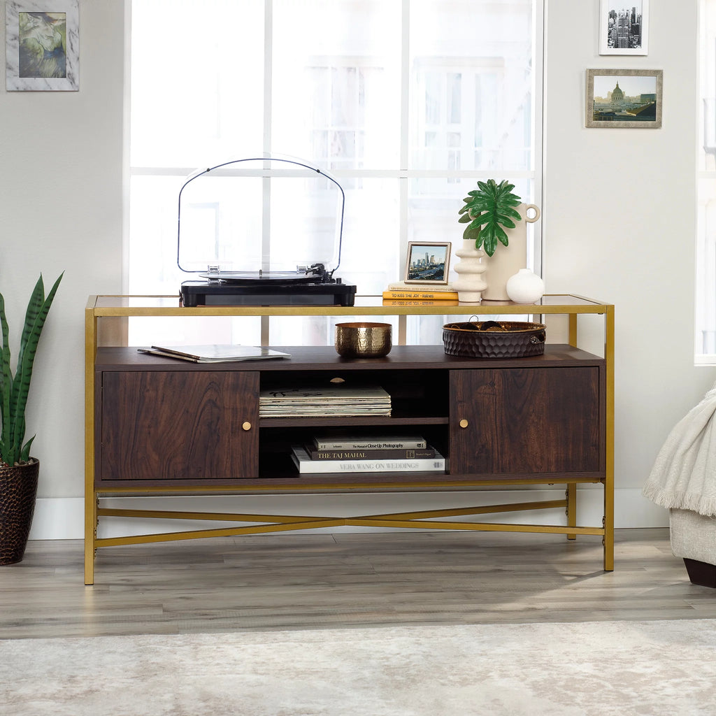 Walnut Finish TV Stand O127