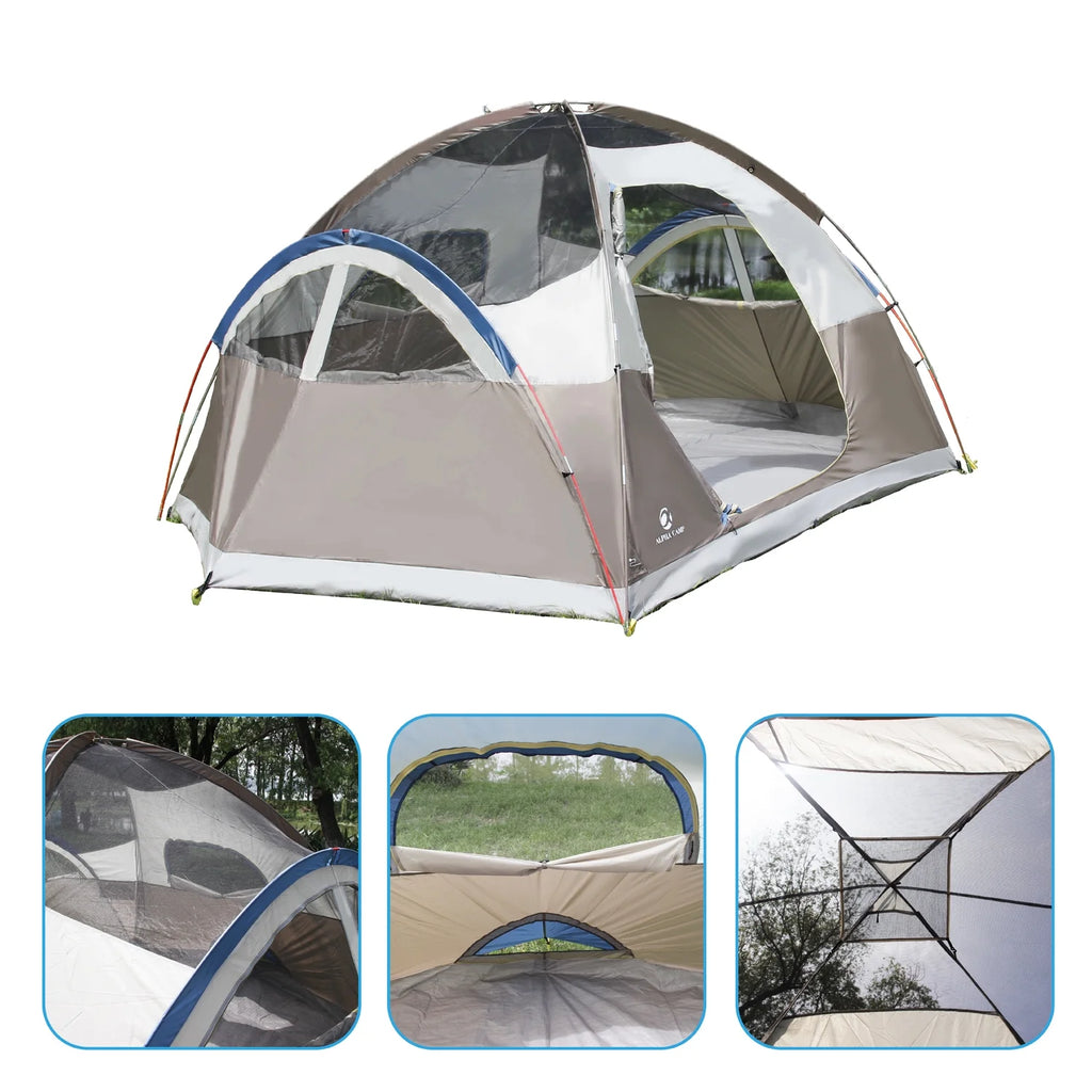 6 Person Dome Tent with Carry Bag T4172