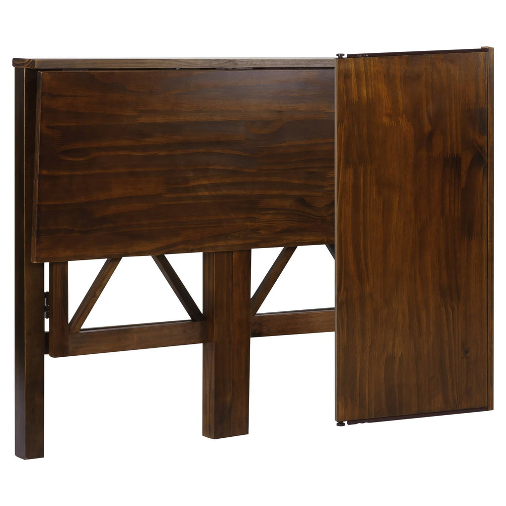 Warm Brown Folding Desk with Pull Out N262