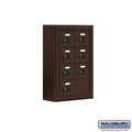 Bronze 4 Door Cell Phone Storage Locker U386415