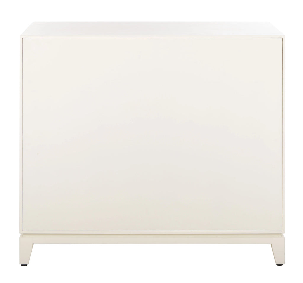 White 2 Door 1 Drawer Chest W692