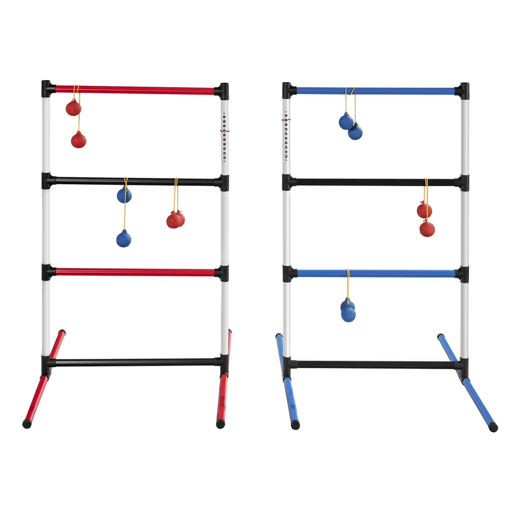 Portable Ladder Toss Set 12 Balls Outdoor Game Set J919110