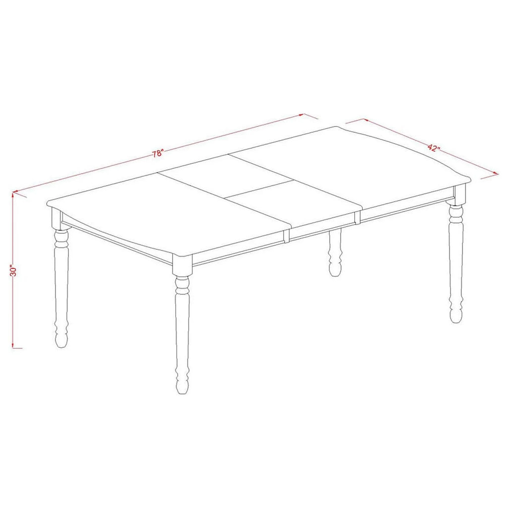 8 Piece Linen Fabric Dining Table Set E56551