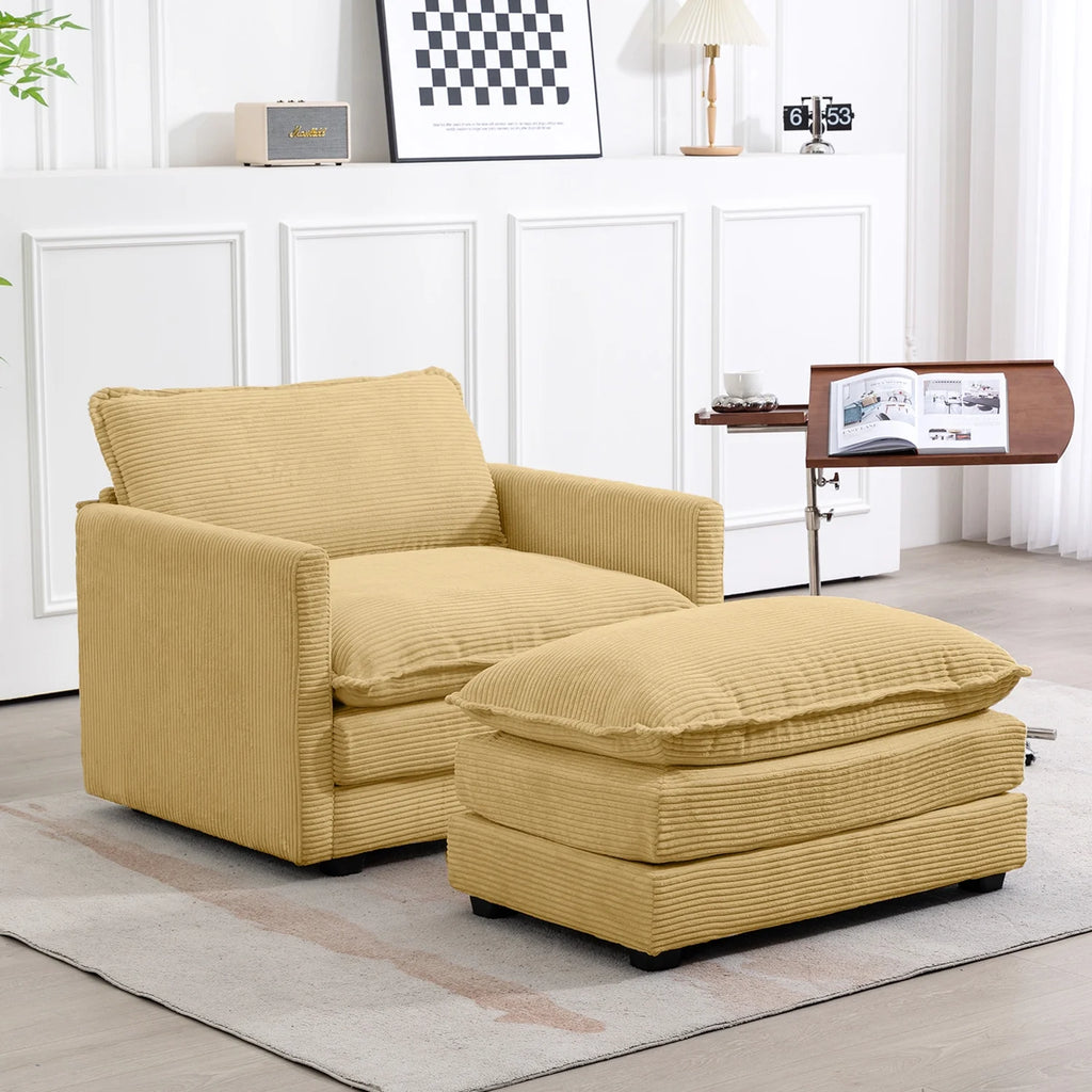 Navy Corduroy 2 Seater Sofa X970