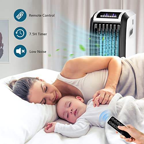 Evaporative Air Cooler with Remote Control, 6.5L Water Tank S700586