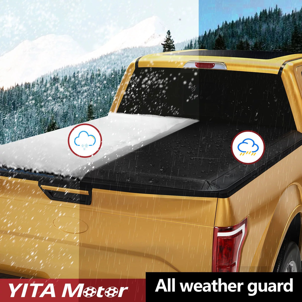 Soft Tri-fold Truck Tonneau Cover 5.8 ft Bed G612