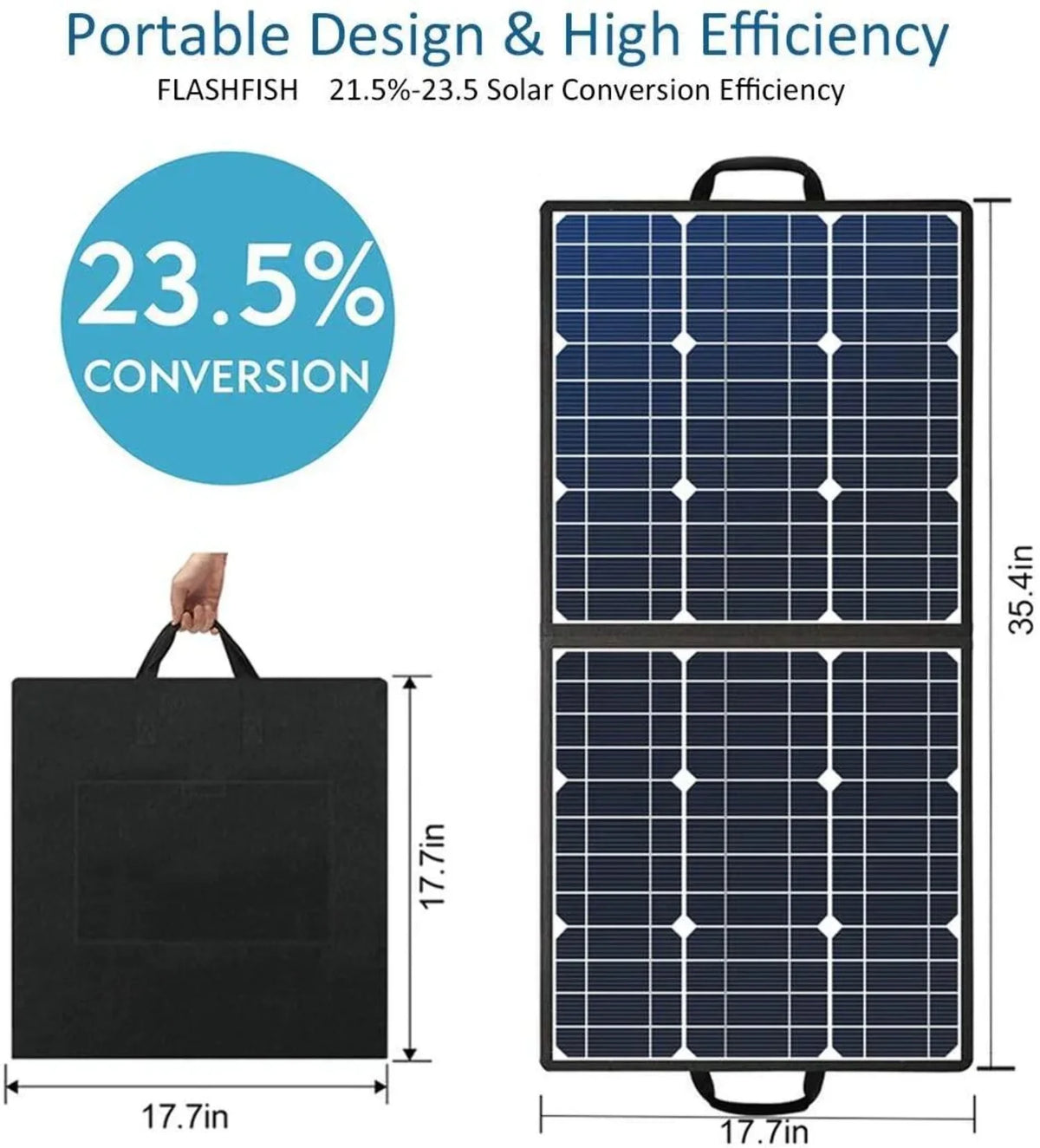 200W Portable Power Station with 50W Solar Panel E590495