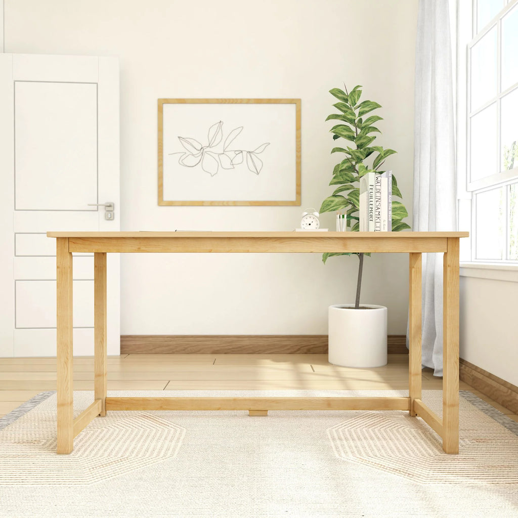 Wooden Desk 55" Natural C33254