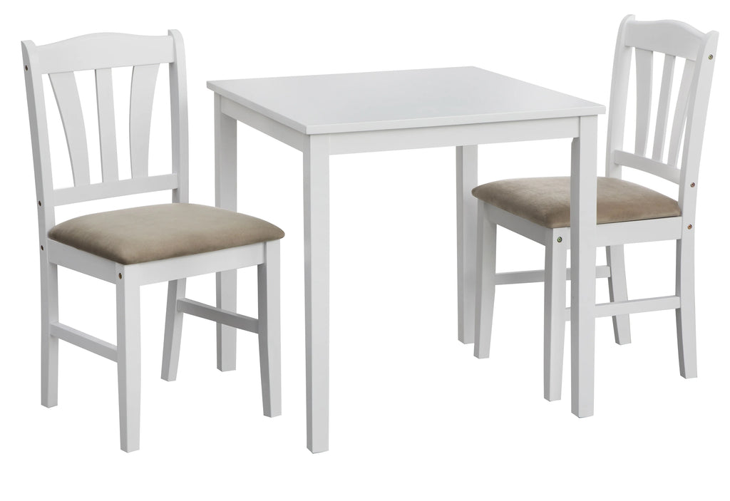 3-Piece Indoor Wood Dining Set with Table and Chairs N5099