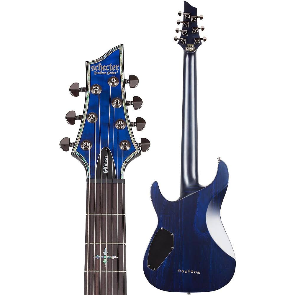 Satin Transparent Midnight Blue Solid Body Electric Guitar E18590