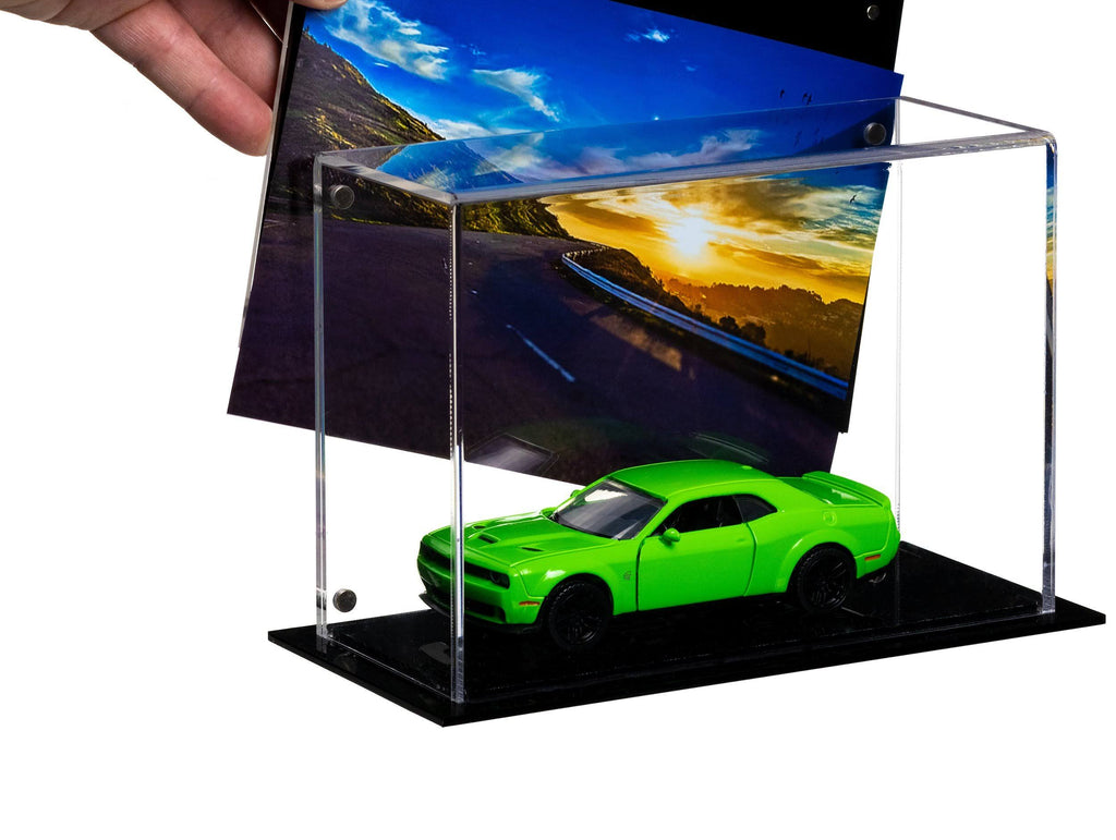 White Back Wall Mount Display Case C21431
