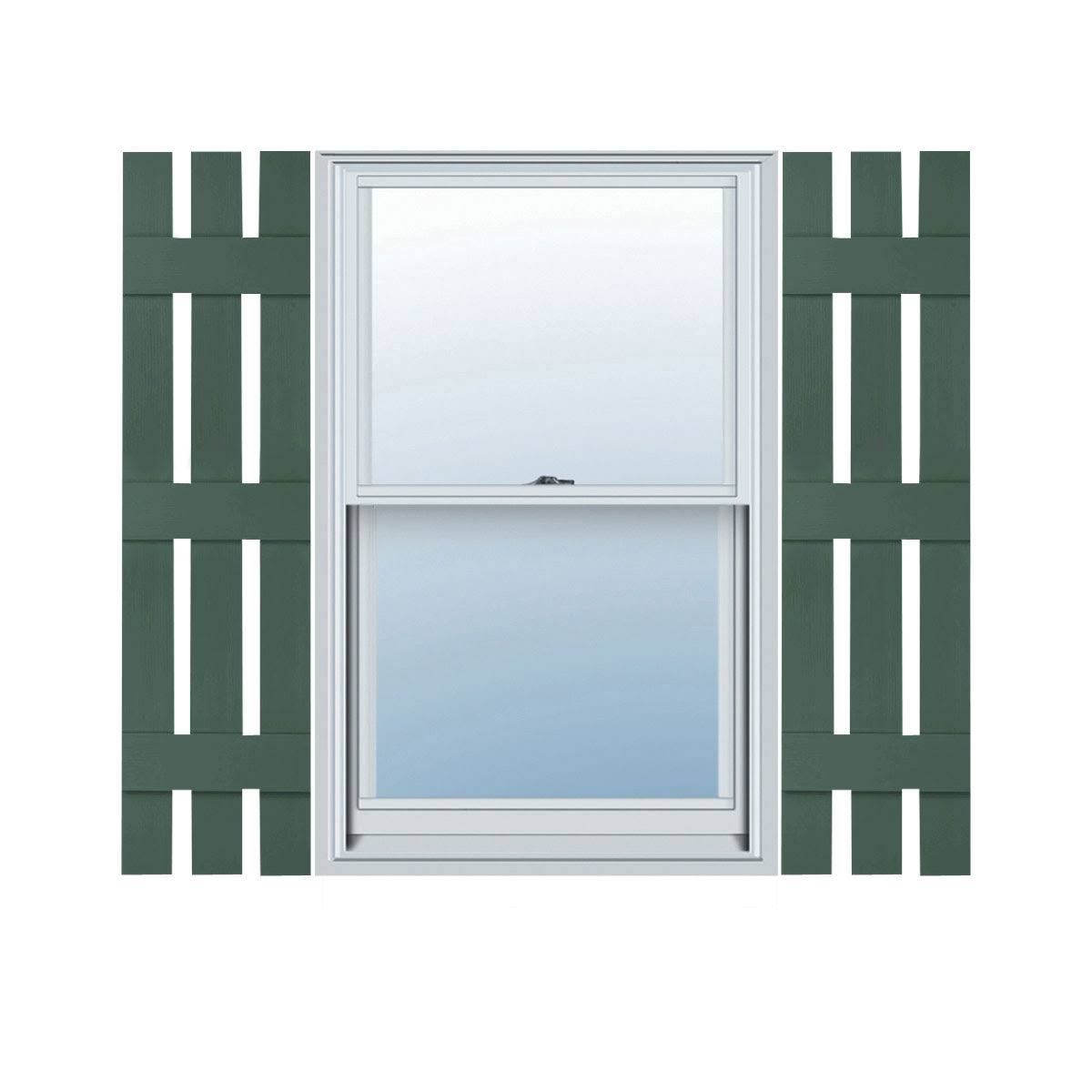 Lifetime Vinyl Board-n-Batten Shutters C905