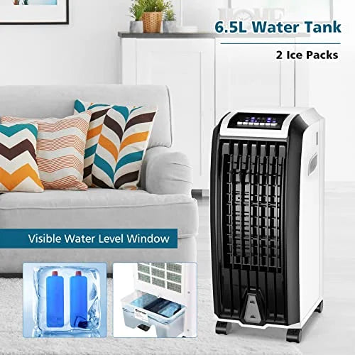 Evaporative Air Cooler with Remote Control, 6.5L Water Tank S700586