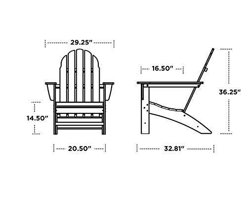 Slate Grey Adirondack Chair O319463