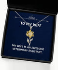 Wife Sunflower Pendant Necklace B216740