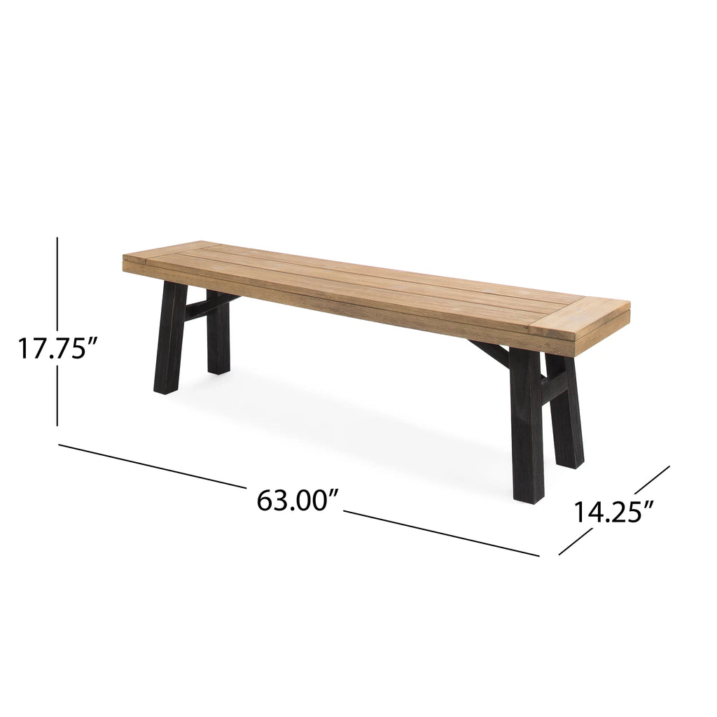 Acacia Wood Dining Bench I270823