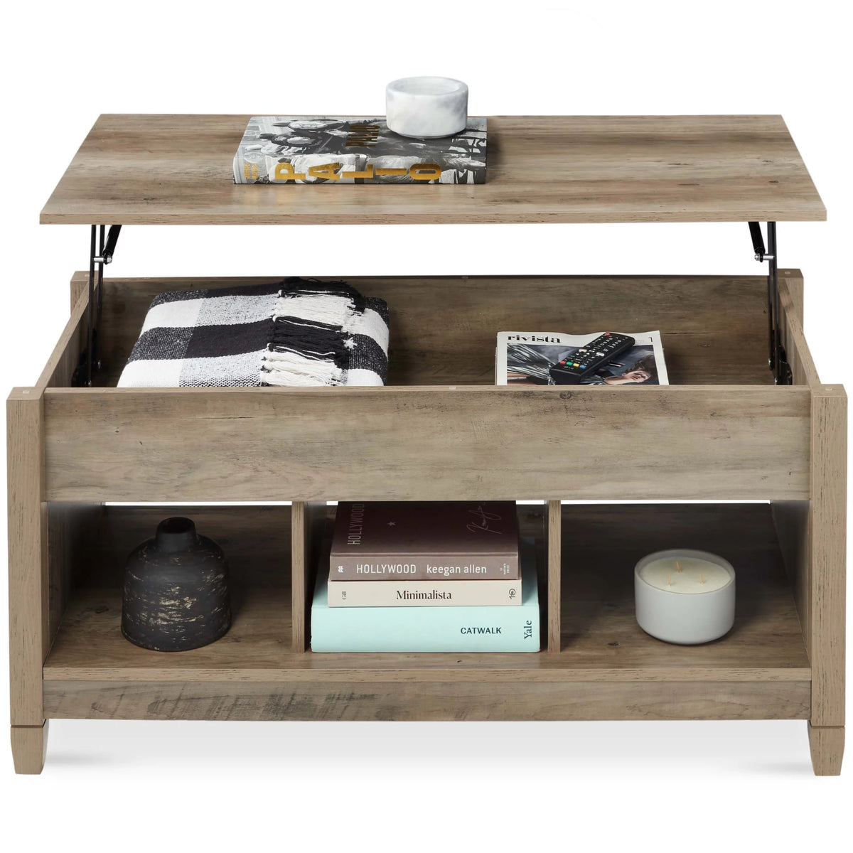 Lift Top Coffee Table with Hidden Storage F955475