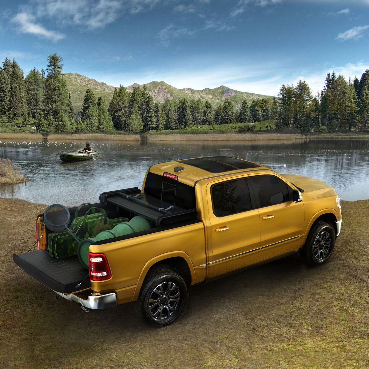 Soft Tri-fold Truck Tonneau Cover 5.8 ft Bed G612