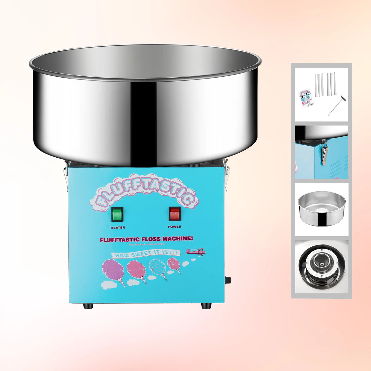 Cotton Candy Machine Stainless Steel M1225