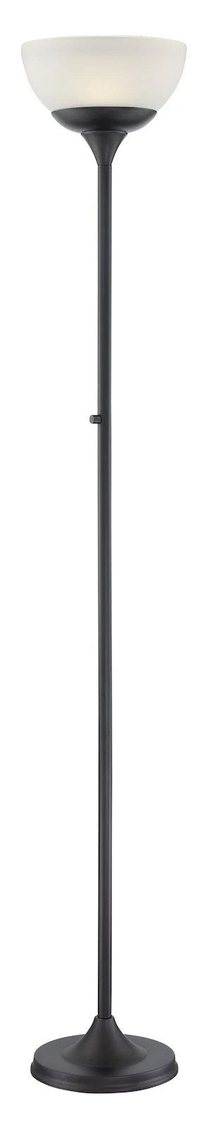 Black LED Torchiere Floor Lamp K691472