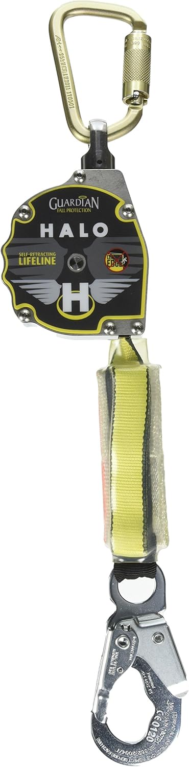 11 ft. Nylon Webbing with Carbineer, Swivel Top, Steel Snap Hook M984406