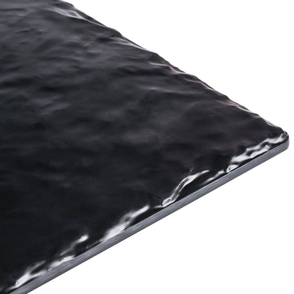 Black Melamine Faux Slate Platter 10 x 20 in. F7071