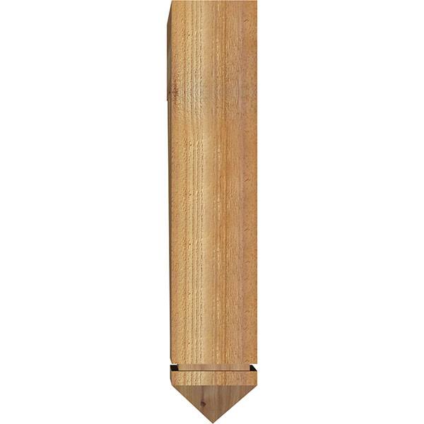 6x22W x 22x22D x 30x22H Traditional Arts u0026 Crafts Rough Sawn Bracket X6363